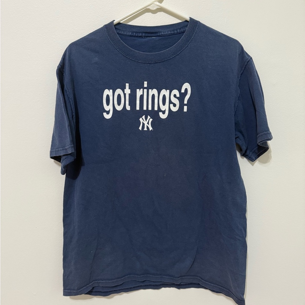 2005 MLB New York Yankees t shirt “Got Rings?”